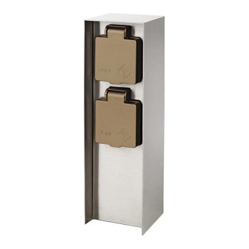 Philips 17108/47/16 - Columna de enchufe para exterior MYGARDEN ROCK 230V IP44 SCHUKO