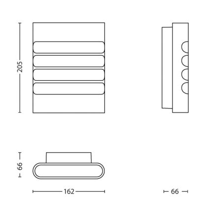 Philips - LED Lámpara exterior LED/3W IP44