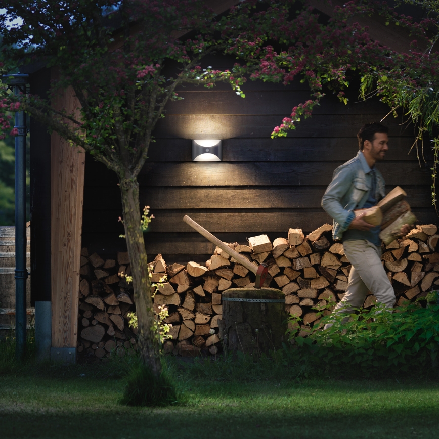Philips 17299/47/16 - Iluminación exterior con sensor MYGARDEN HERB 1xLED/6W/230V