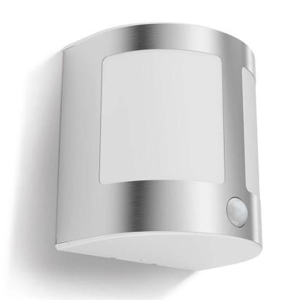 Philips 17316/47/16 - Aplique LED exterior con sensor PARROT 1xLED/3,5W