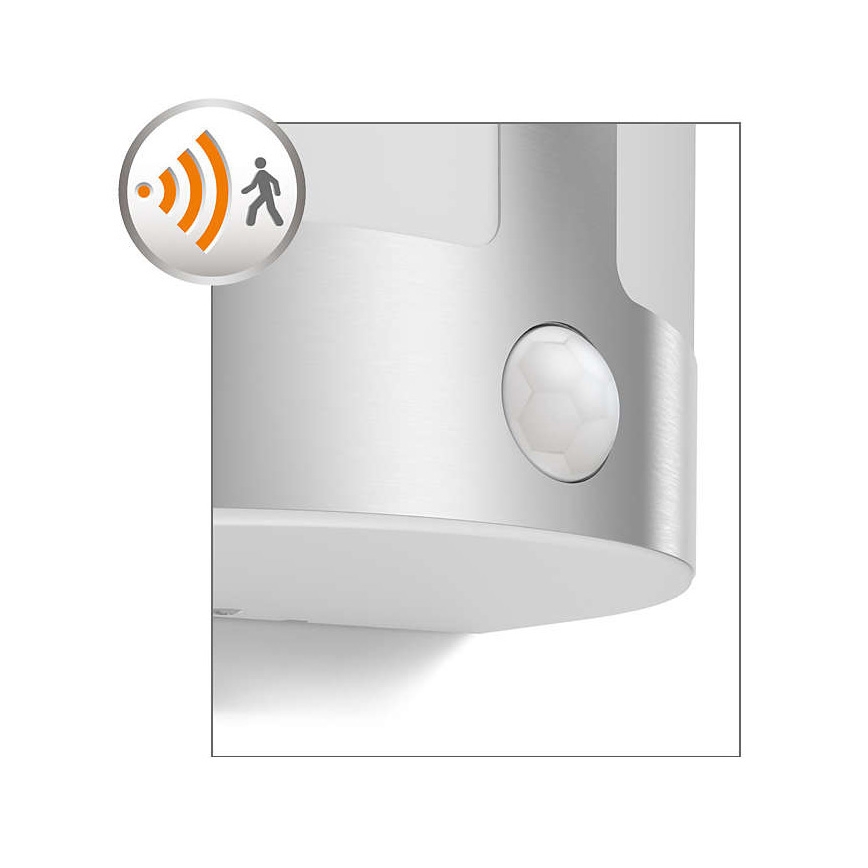 Philips 17316/47/16 - Aplique LED exterior con sensor PARROT 1xLED/3,5W