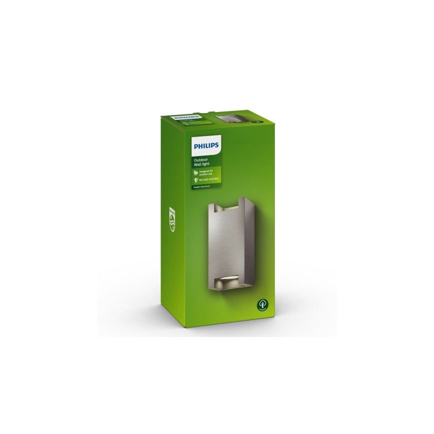 Philips - Aplique exterior 2xGU10/5W IP44