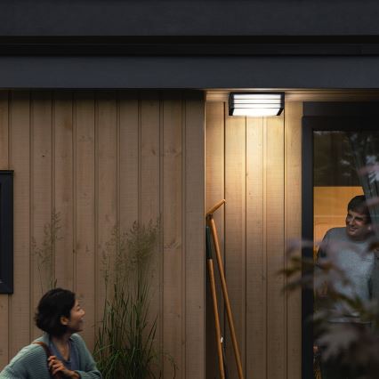 Philips 17350/93/PN - Plafón exterior MYGARDEN MOONSHINE 2xE27/14W
