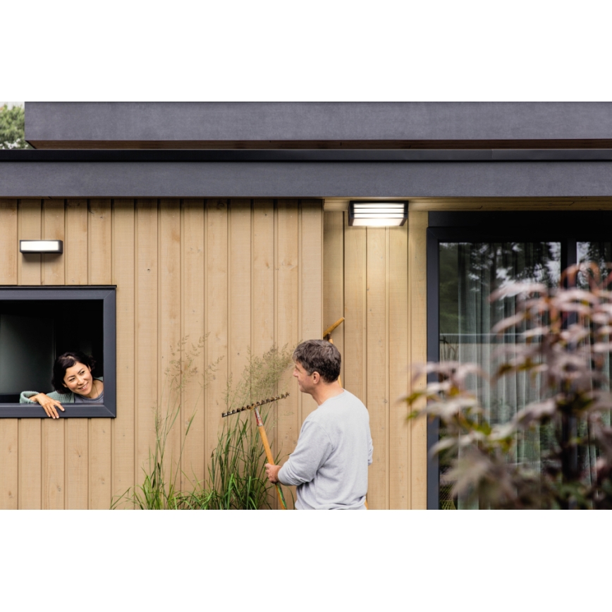 Philips 17350/93/PN - Plafón exterior MYGARDEN MOONSHINE 2xE27/14W