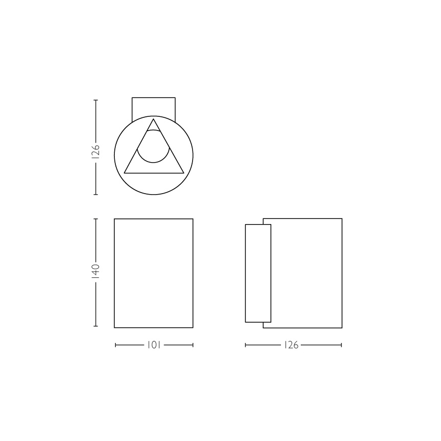 Philips - Aplique de exterior LED 2xLED/4,5W IP44