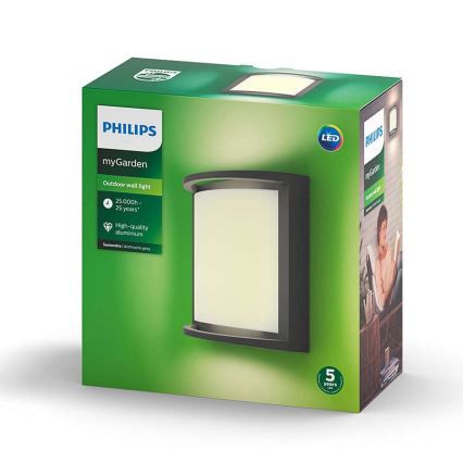 Philips - Aplique LED exterior LED/12W IP44