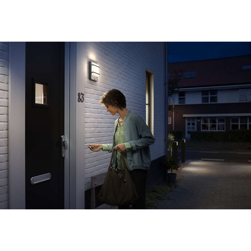 Philips - Aplique LED de exterior LED/12W IP44