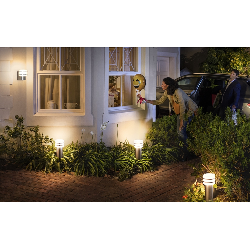 Philips 17404/47/P0 - Aplique LED exterior HUE TUAR 1xE27/9,5W/230V