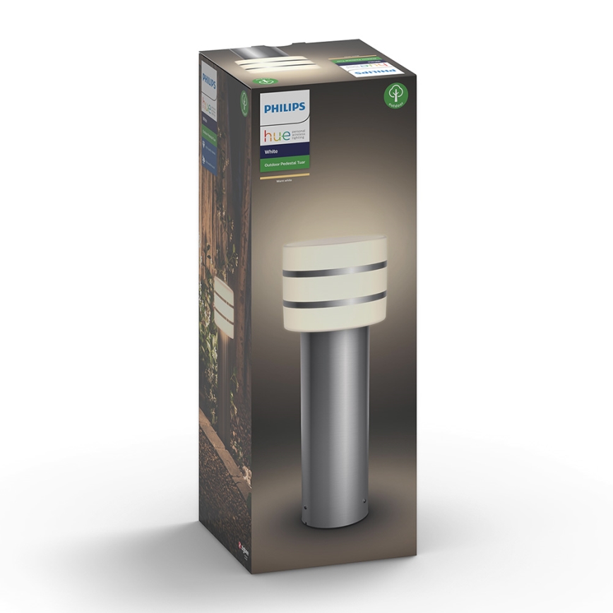 Philips 17405/47/P0 - Lámpara LED regulable exterior HUE TUAR 1xE27/9,5W/230V