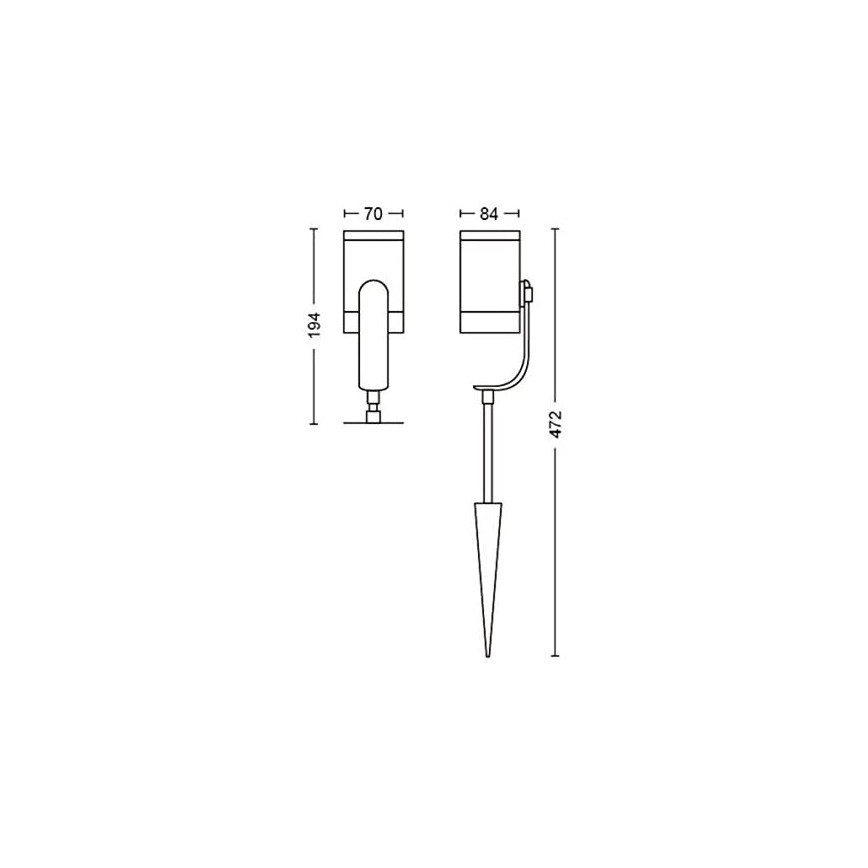 Philips - SET 3x Foco LED Hue LILY 3xLED/8W/230V IP65