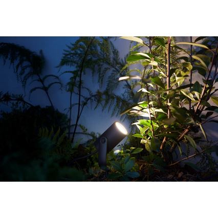 Philips 17428/30/P7 - LED RGB Foco exterior HUE LILY LED/8W/230V IP65