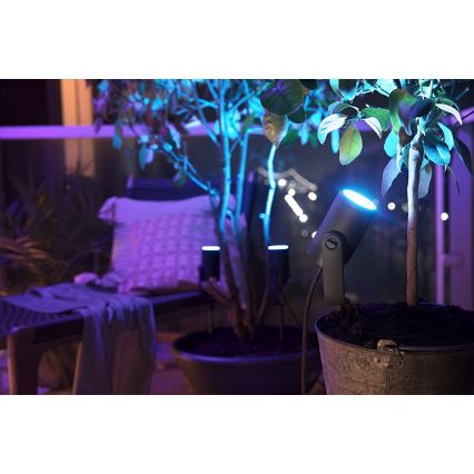 Philips - LED Foco exterior Hue LILY LED/8W/230V IP65