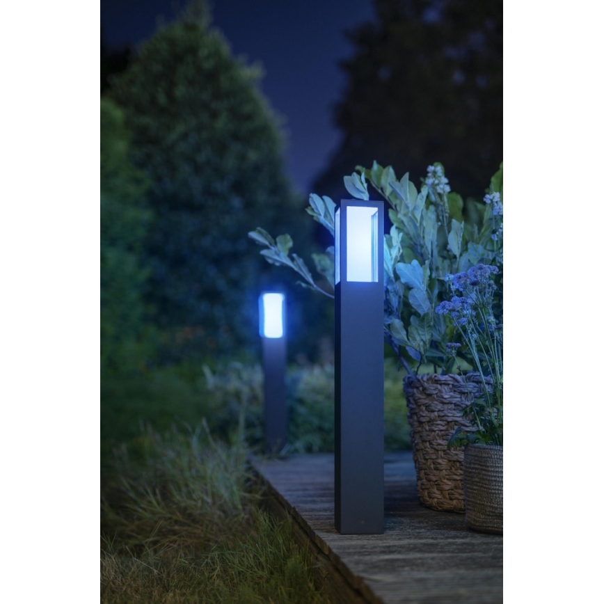 Philips - Lámpara exterior LED RGB Hue IMPRESS 2xLED/8W/230V IP44