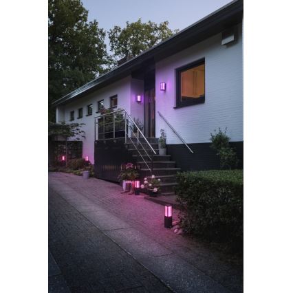 Philips - Lámpara exterior LED RGB Hue IMPRESS 2xLED/8W/230V IP44