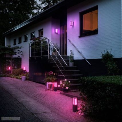 Philips - Lámpara LED RGB exterior HUE IMPRESS 2xLED/8W/230V IP44