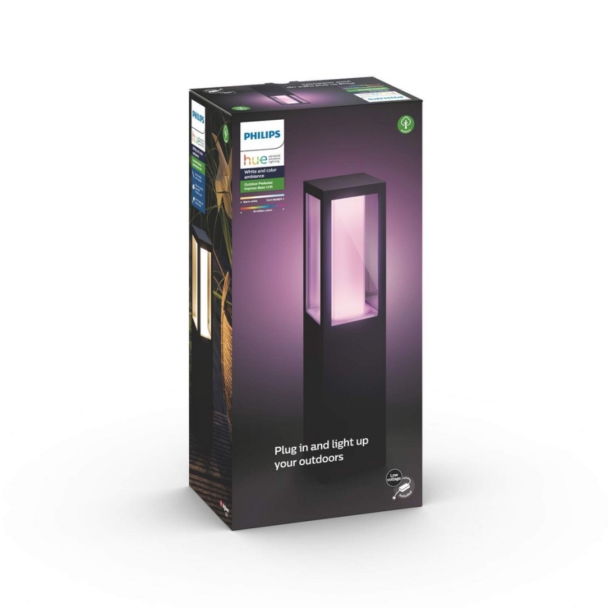 Philips - Lámpara LED RGB exterior HUE IMPRESS 2xLED/8W/230V IP44