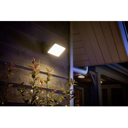 Philips - LED RGBW Regulable exterior reflektor Hue DISCOVER 2xLED/15W/230V 2000-6500K IP44