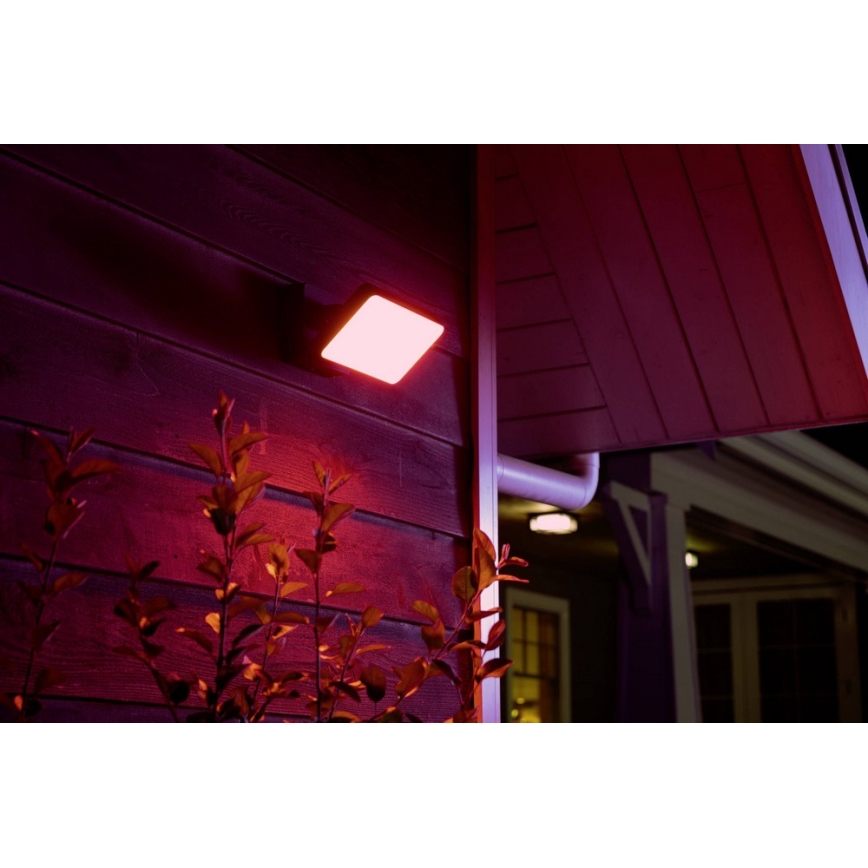 Philips - LED RGBW Regulable exterior reflektor Hue DISCOVER 2xLED/15W/230V 2000-6500K IP44