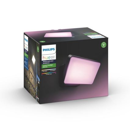 Philips - LED RGBW Regulable exterior reflektor Hue DISCOVER 2xLED/15W/230V 2000-6500K IP44