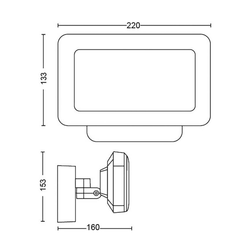 Philips - LED RGBW Regulable exterior reflektor Hue DISCOVER 2xLED/15W/230V 2000-6500K IP44