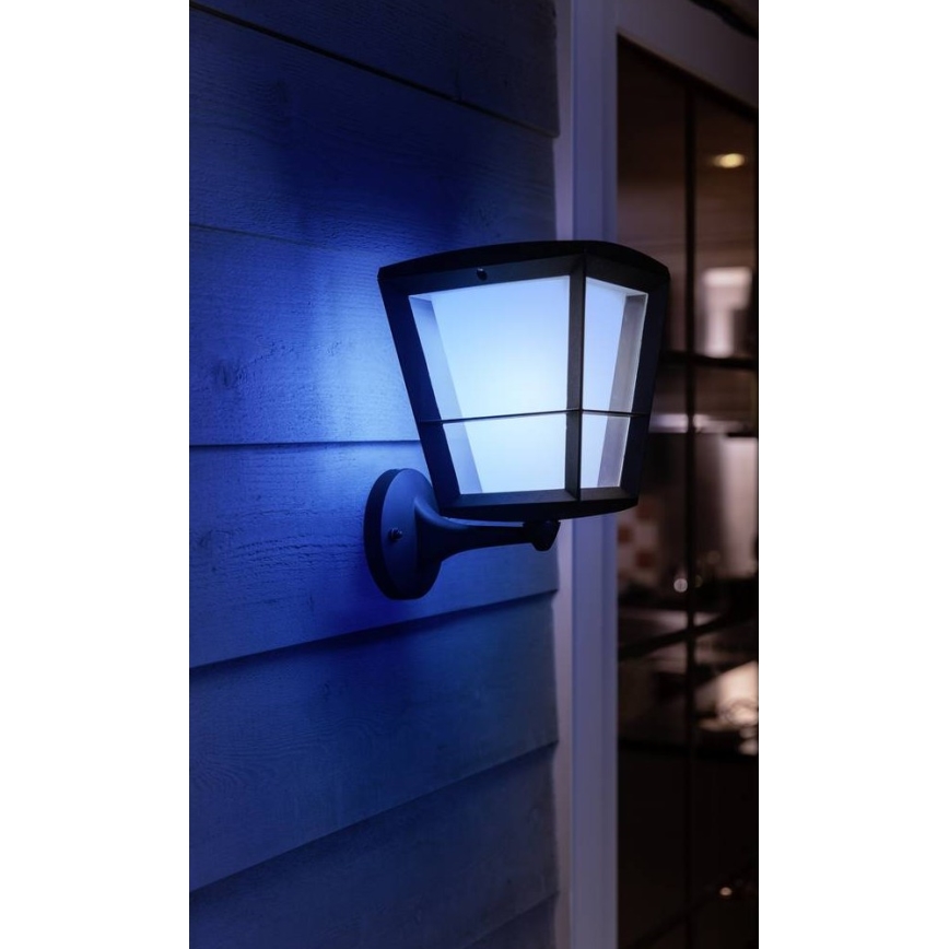 Philips - LED RGBW Aplique de exterior regulable Hue ECONIC LED/15W/230V IP44