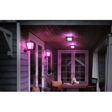 Philips - LED RGBW Aplique de exterior regulable Hue ECONIC LED/15W/230V IP44