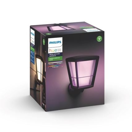 Philips - LED RGBW Aplique de exterior regulable Hue ECONIC LED/15W/230V IP44