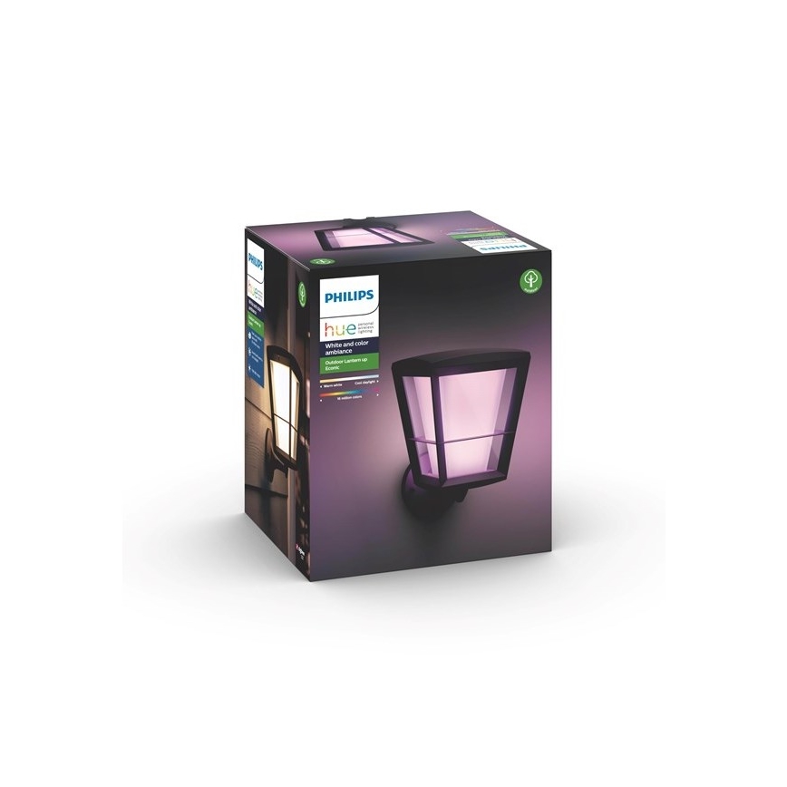 Philips - LED RGBW Aplique de exterior regulable Hue ECONIC LED/15W/230V IP44