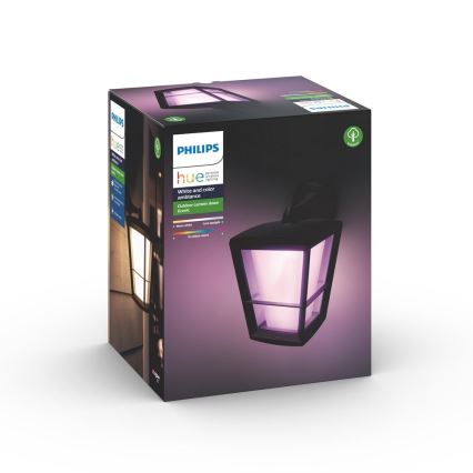 Philips - LED RGBW Aplique de exterior regulable Hue ECONIC LED/15W/230V 2000-6500K IP44