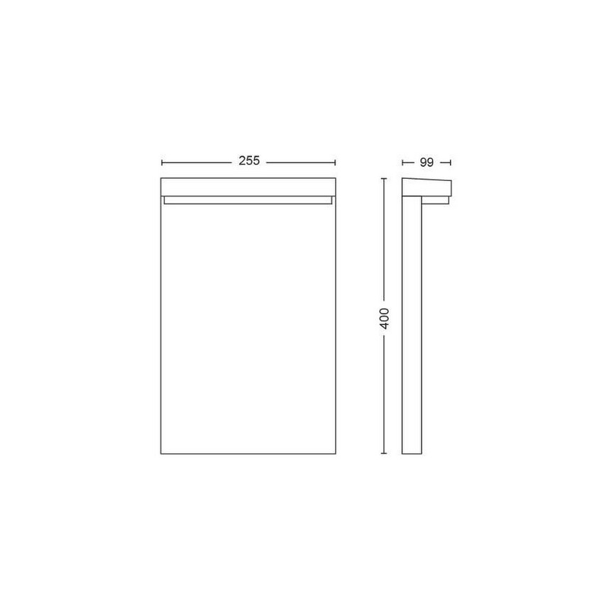 Philips - LED RGBW Regulable exterior lámpara Hue NYRO LED/13,5W/230V 2000-6500K IP44