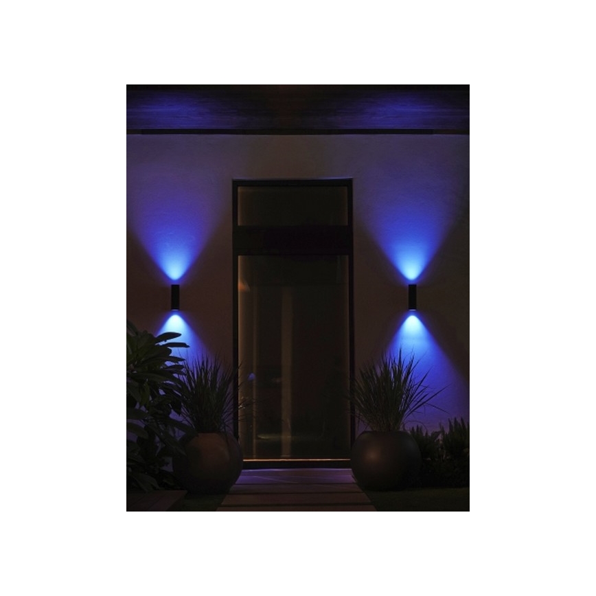 Philips - LED RGB Lámpara de exterior Hue APPEAR 2xLED/8W/230V IP44
