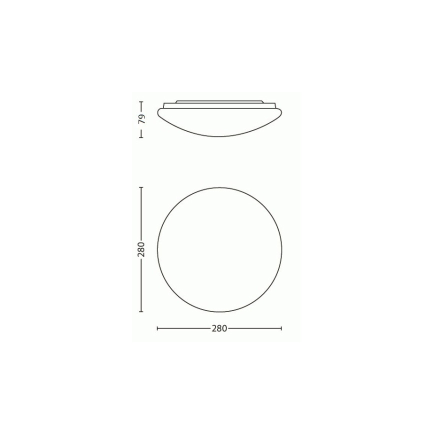 Philips 31801/31/EO - Plafón LED MYLIVING SUEDE LED/9,6W/230V