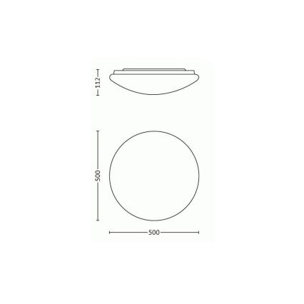 Philips 31803/31/EO - Plafón LED MYLIVING SUEDE LED/36W/230V