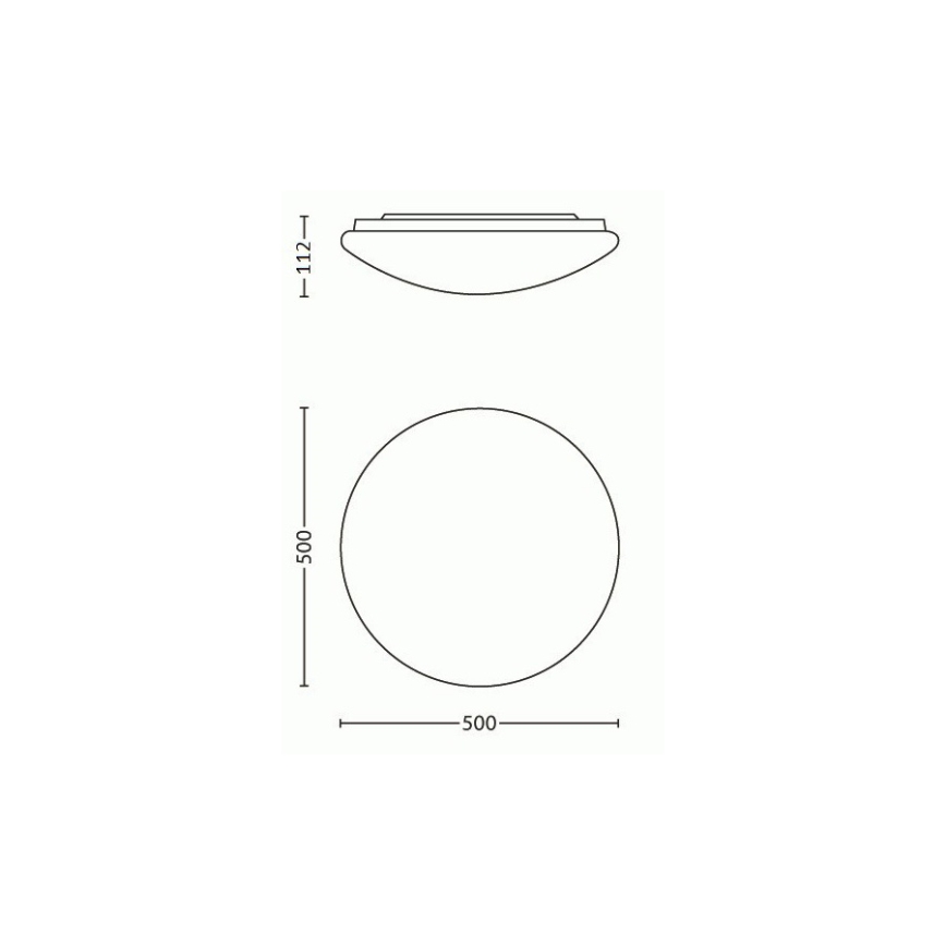 Philips 31803/31/EO - Plafón LED MYLIVING SUEDE LED/36W/230V