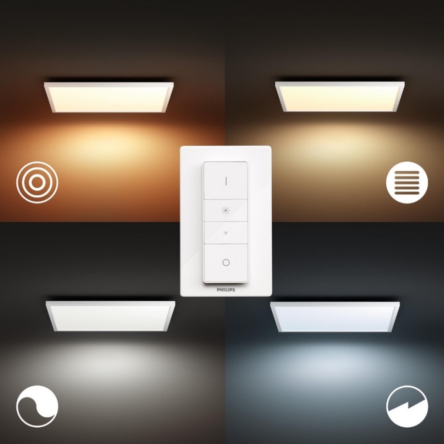 Philips - LED Lámpara regulable Hue AURELLE LED/46,5W/230V + control remoto