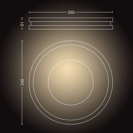 Philips - LED Lámpara regulable Hue BEING LED/27W/230V + CR