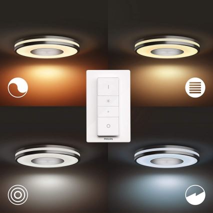 Philips - LED Plafón regulable Hue BEING LED/27W/230V + control remoto