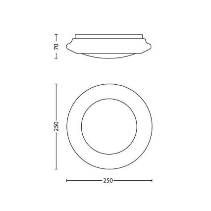 Philips - Plafón LED LED/6W/230V 4000K