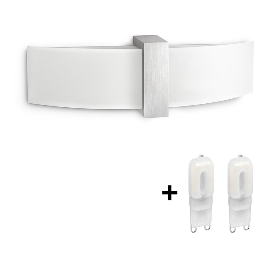 Philips 34118/48/16 - LED Aplique MYLIVING HEART 2xG9/5W+2xG9/28W/230V