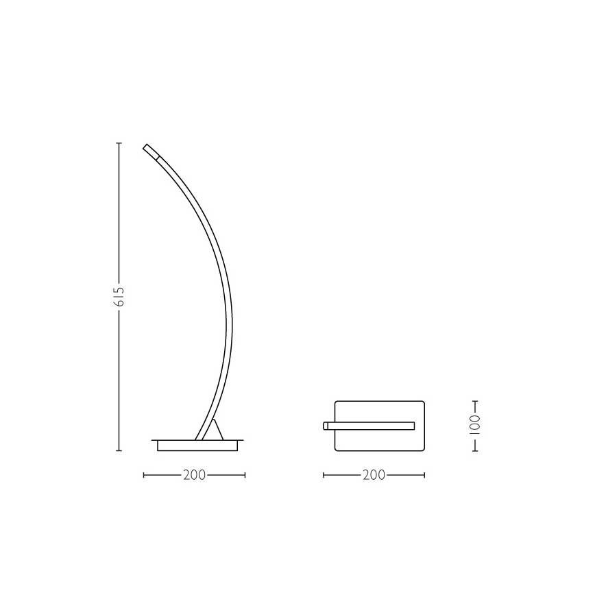 Philips 38921/17/P1 - Lámpara LED de mesa MYLIVING HEXAGON LED/9,5W/230V