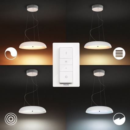 Philips - LED Lámpara colgante regulable Hue AMAZE LED/39W/230V + control remoto