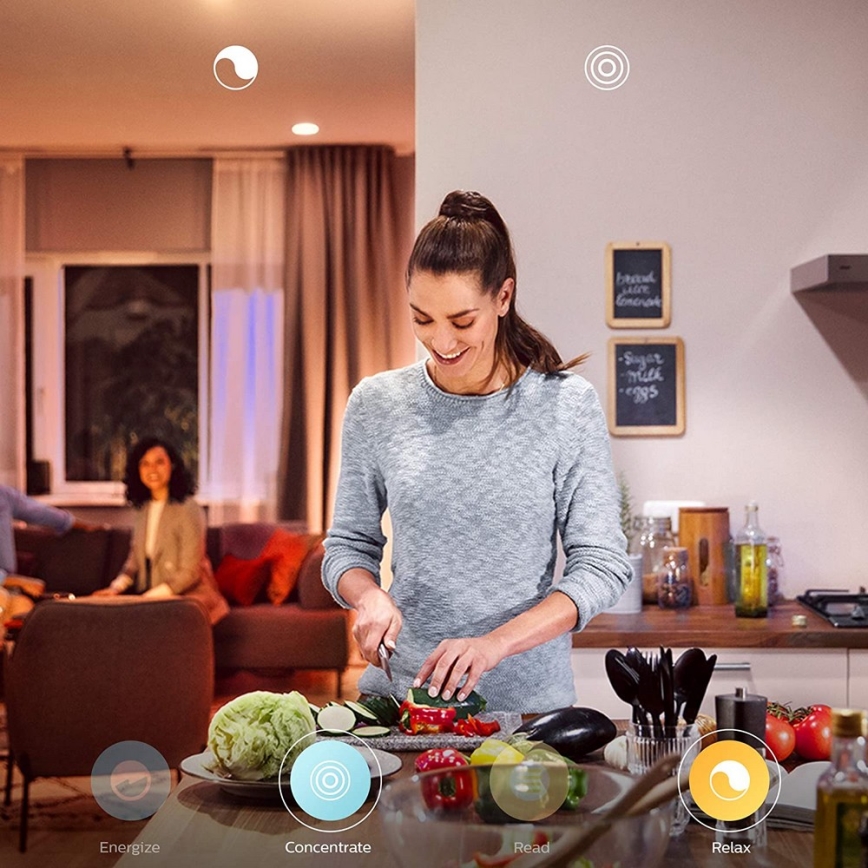Philips - Lámpara de araña LED regulable FAIR LED/33,5W/230V 2200-6500K + control remoto