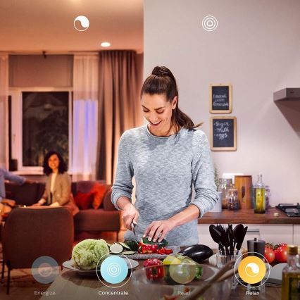 Philips - LED Lámpara regulable Hue WELLNESS 1xE27/8,5W/230V + control remoto