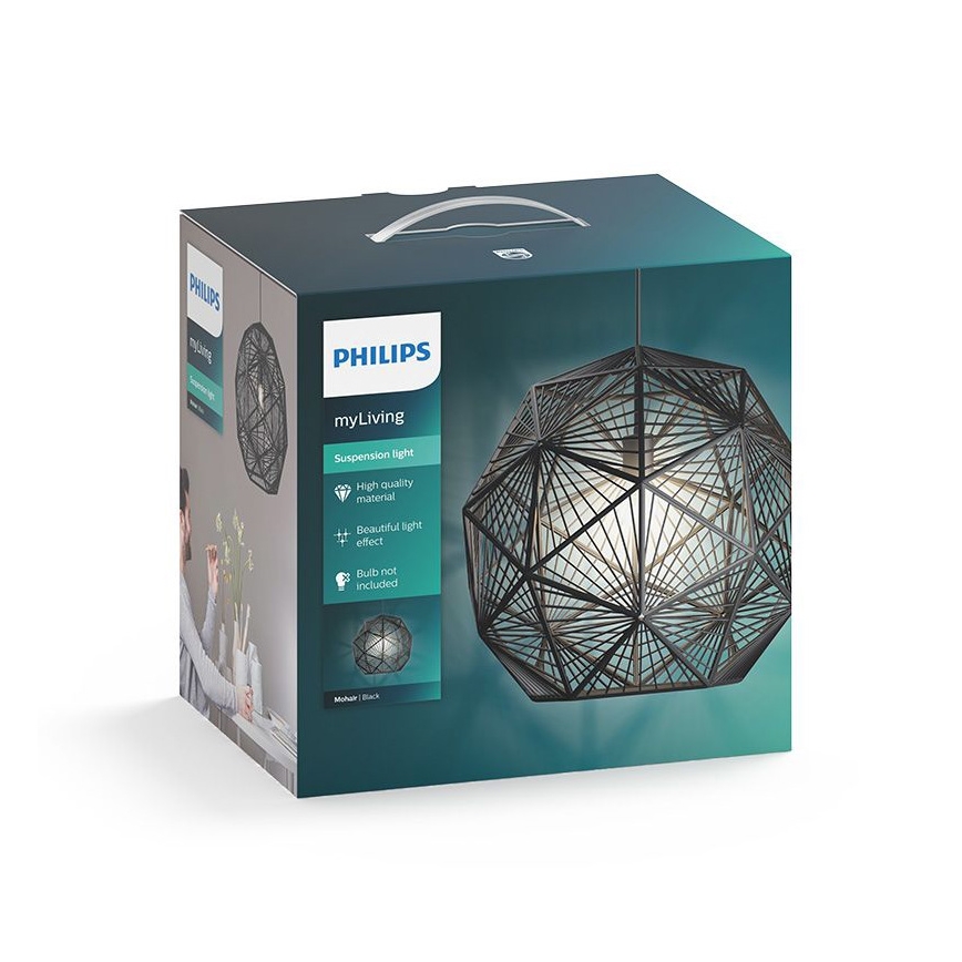 Philips - Lámpara colgante 1xE27/60W/230V