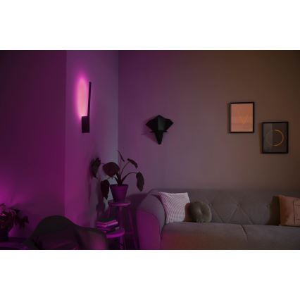 Philips - LED RGBW Aplique regulable Hue LIANE White And Color Ambiance 1xLED/12W/230V