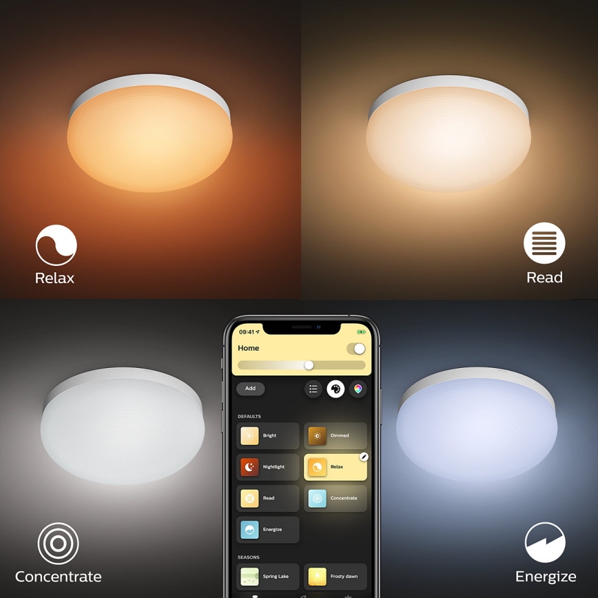 Philips 40905/31/P9 - LED Plafón HUE FLOURISH LED/32W/230V