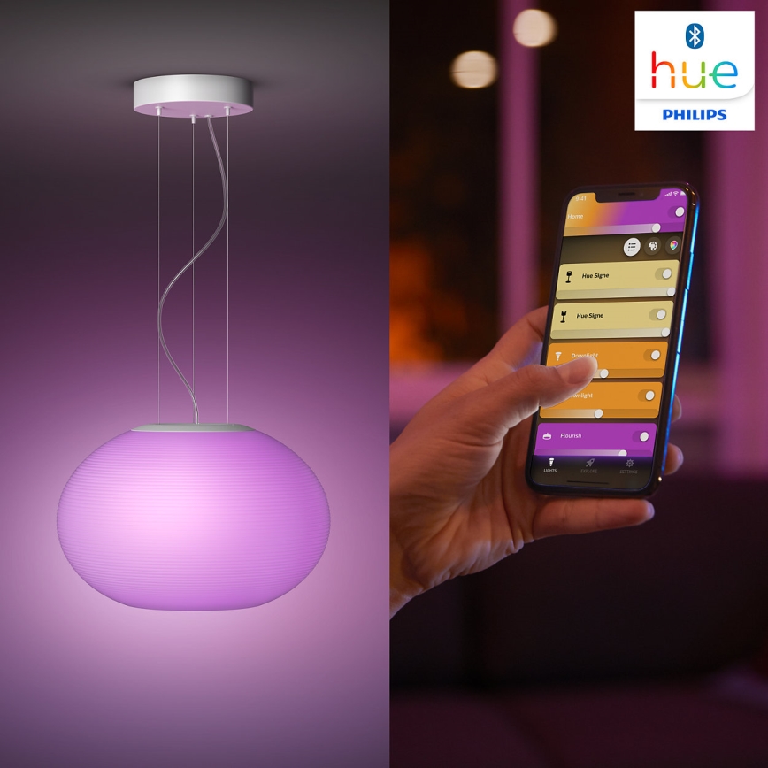 Philips 40906/31/P9 - LED Lámpara colgante HUE FLOURISH LED/32W/230V