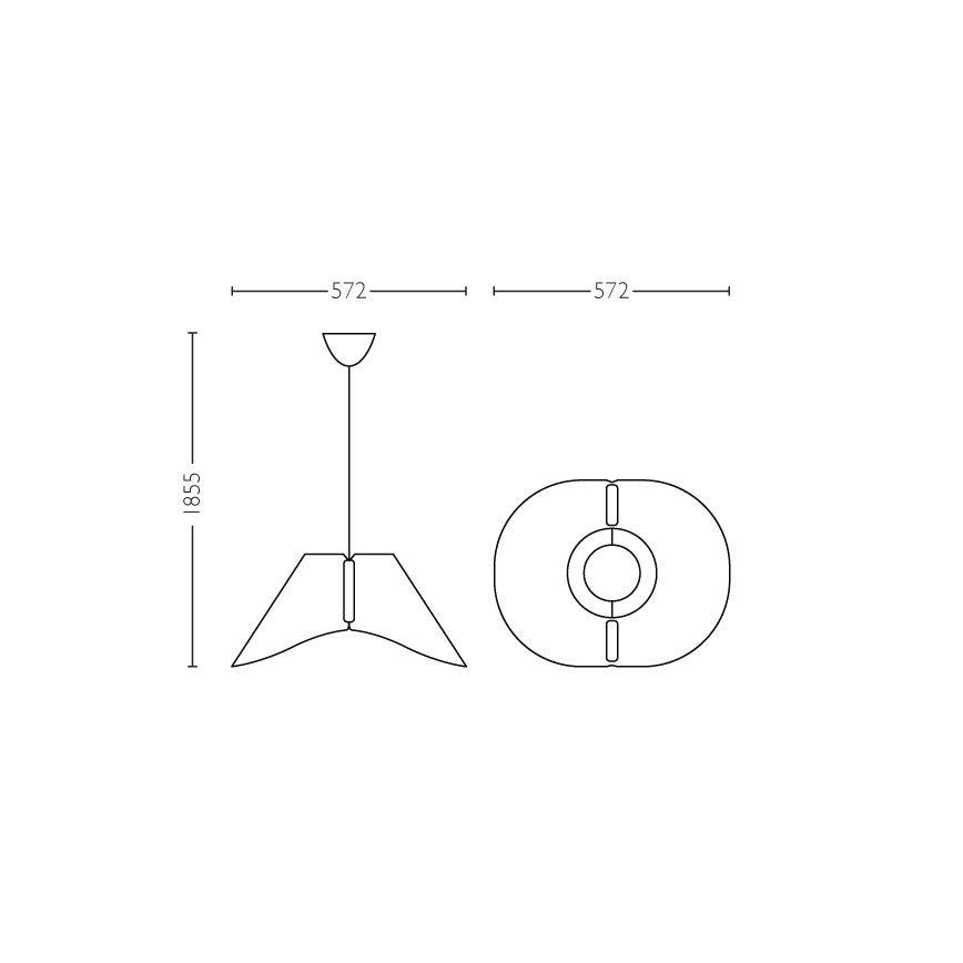 Philips - Lámpara colgante E27/60W/230V