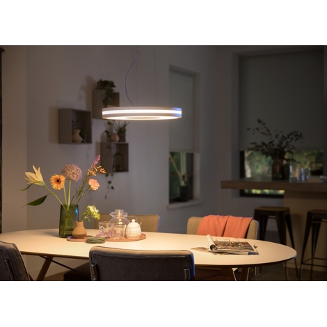 Philips 40984/31/P7 - LED colgante regulable Hue BEING LED/39W/230V + remoto | Lampa
