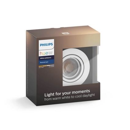 Philips 50411/31/P7 - Lámpara LED regulable HUE MILLISKIN 1xGU10/5,5W